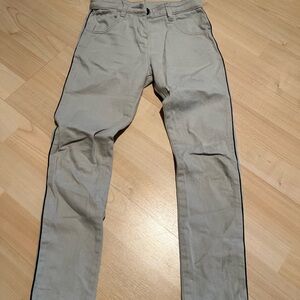 Little Marc Jacobs Light Gray Pants with Black Side Stripe